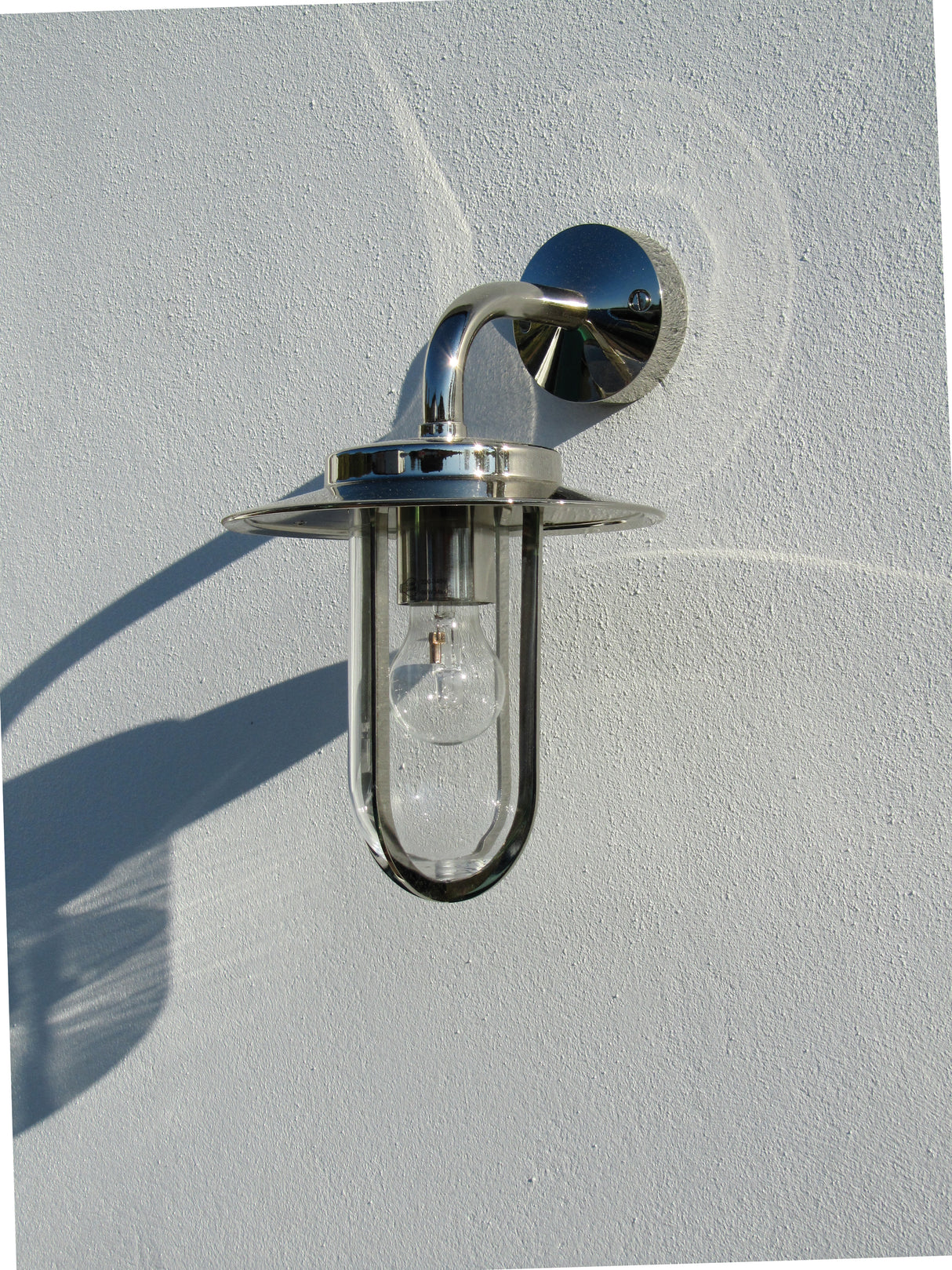 Astro Montparnasse Wall Polished Nickel Outdoor Wall Light