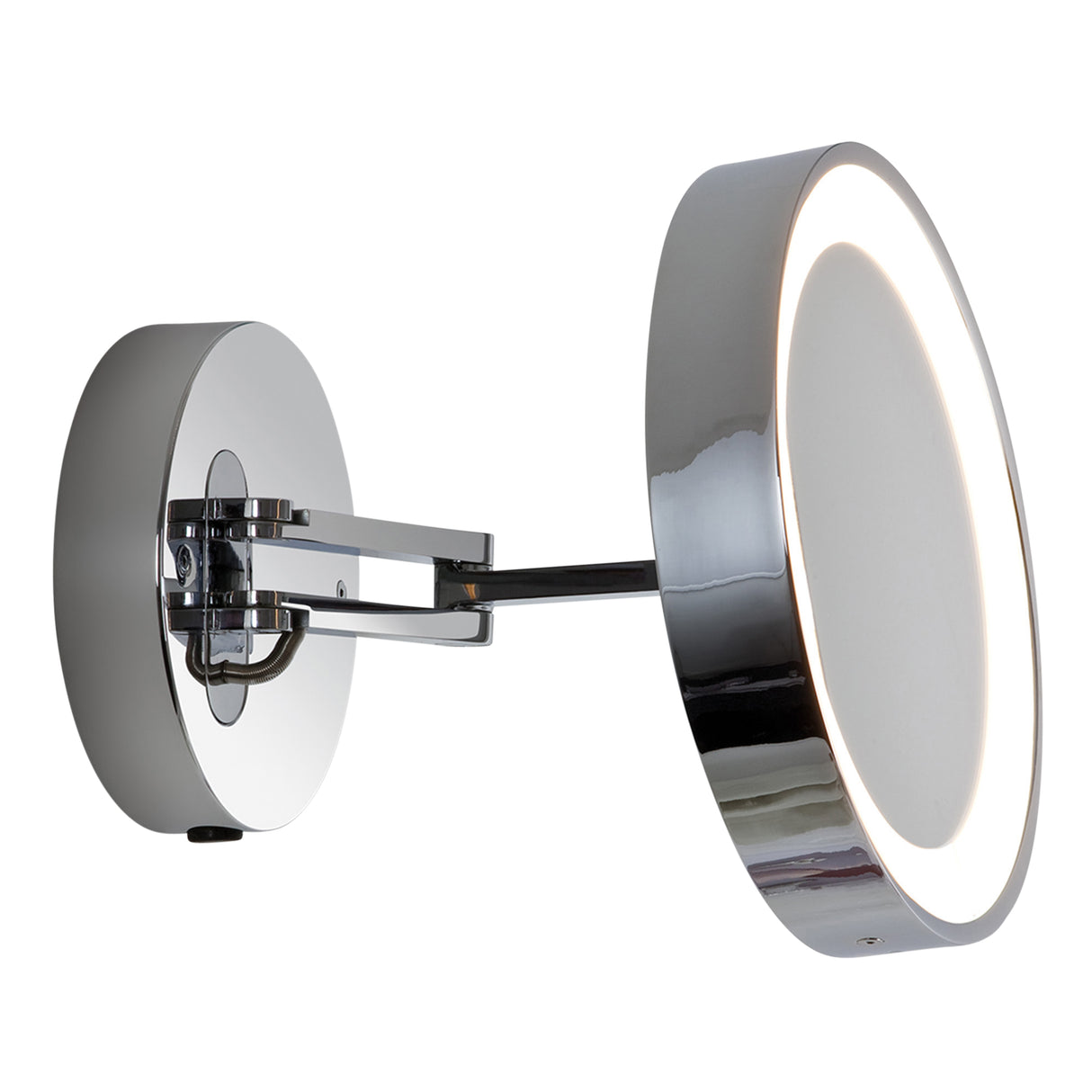 Astro Catena LED Polished Chrome Bathroom Magnifying Mirror