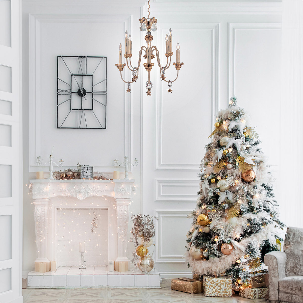 Flambeau Mignon 8 Light Chandelier