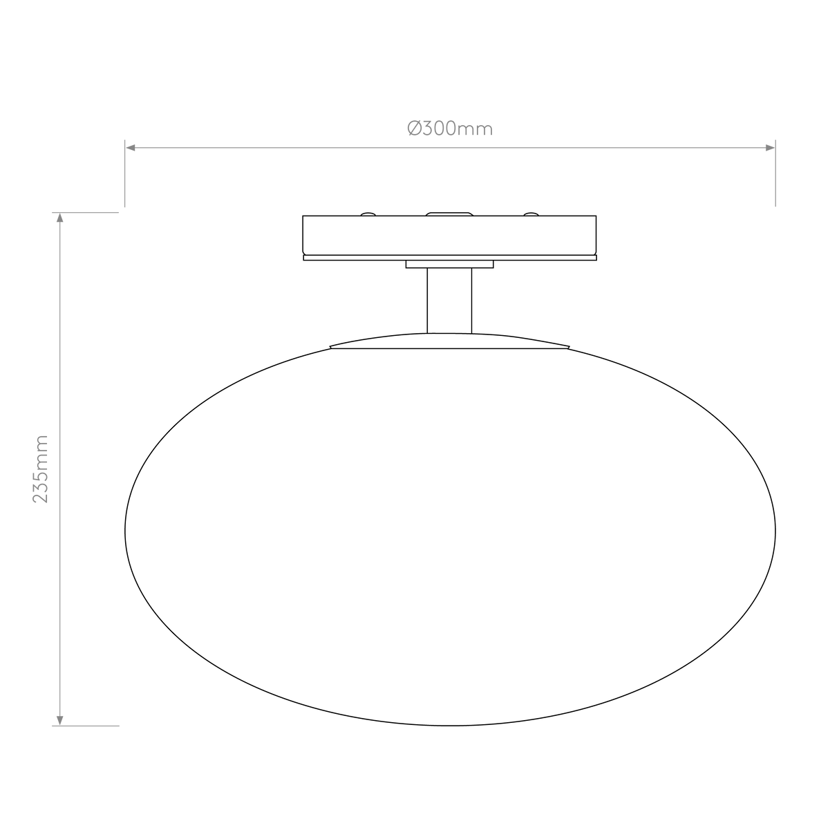 Astro Zeppo Ceiling Polished Chrome Bathroom Ceiling Light