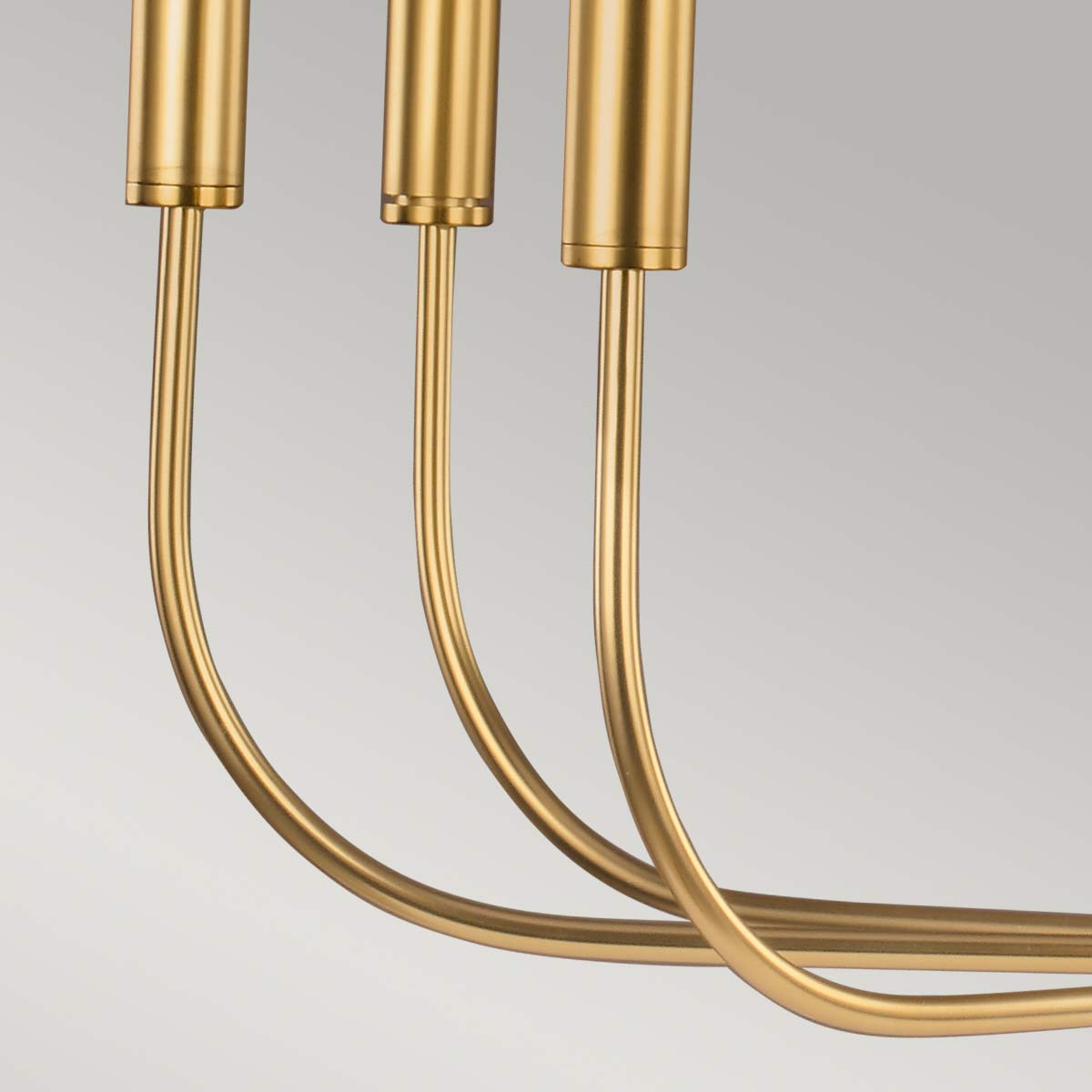 Feiss Brianna 9 Light Chandelier Brass