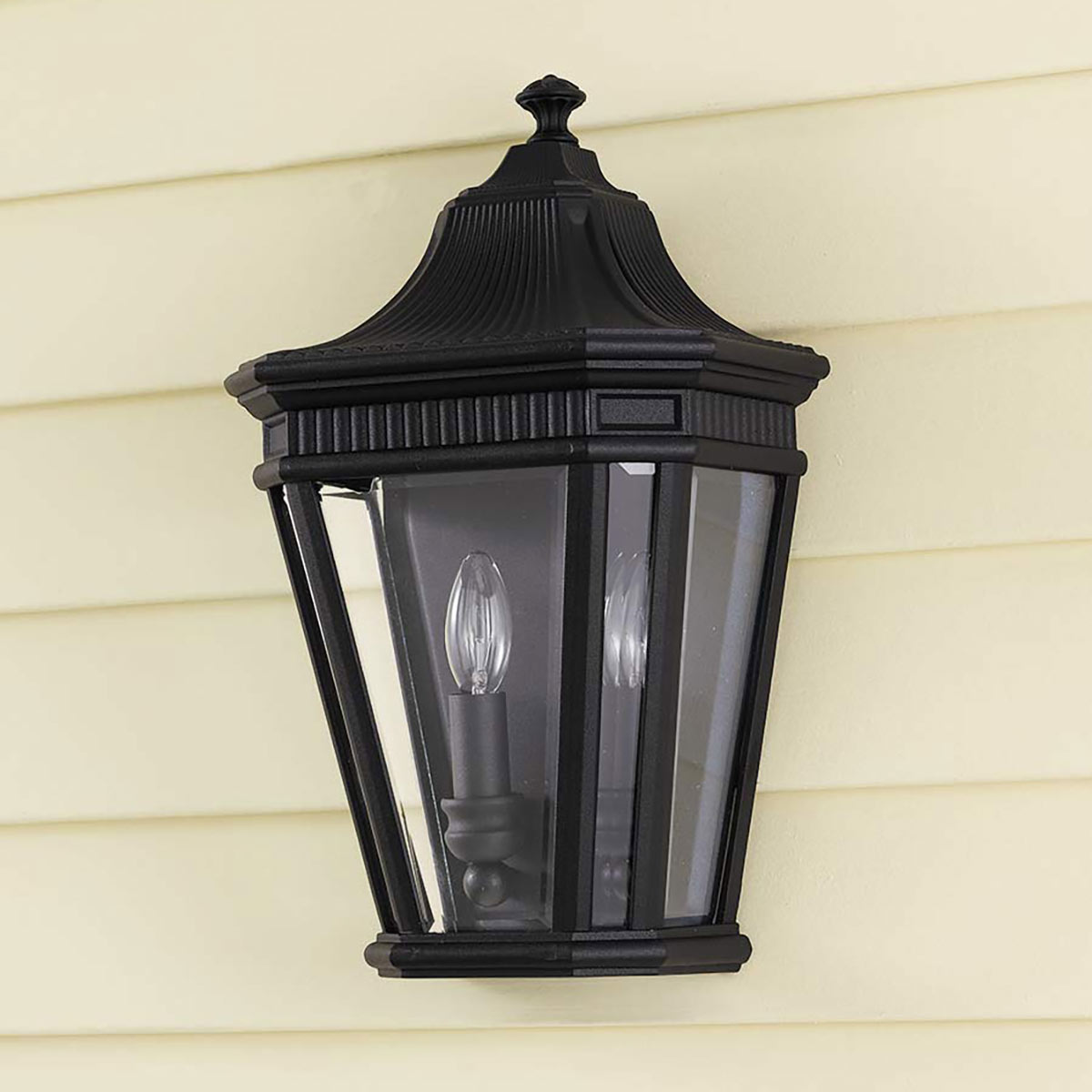Feiss Cotswold Lane 2 Light Half Wall Lantern