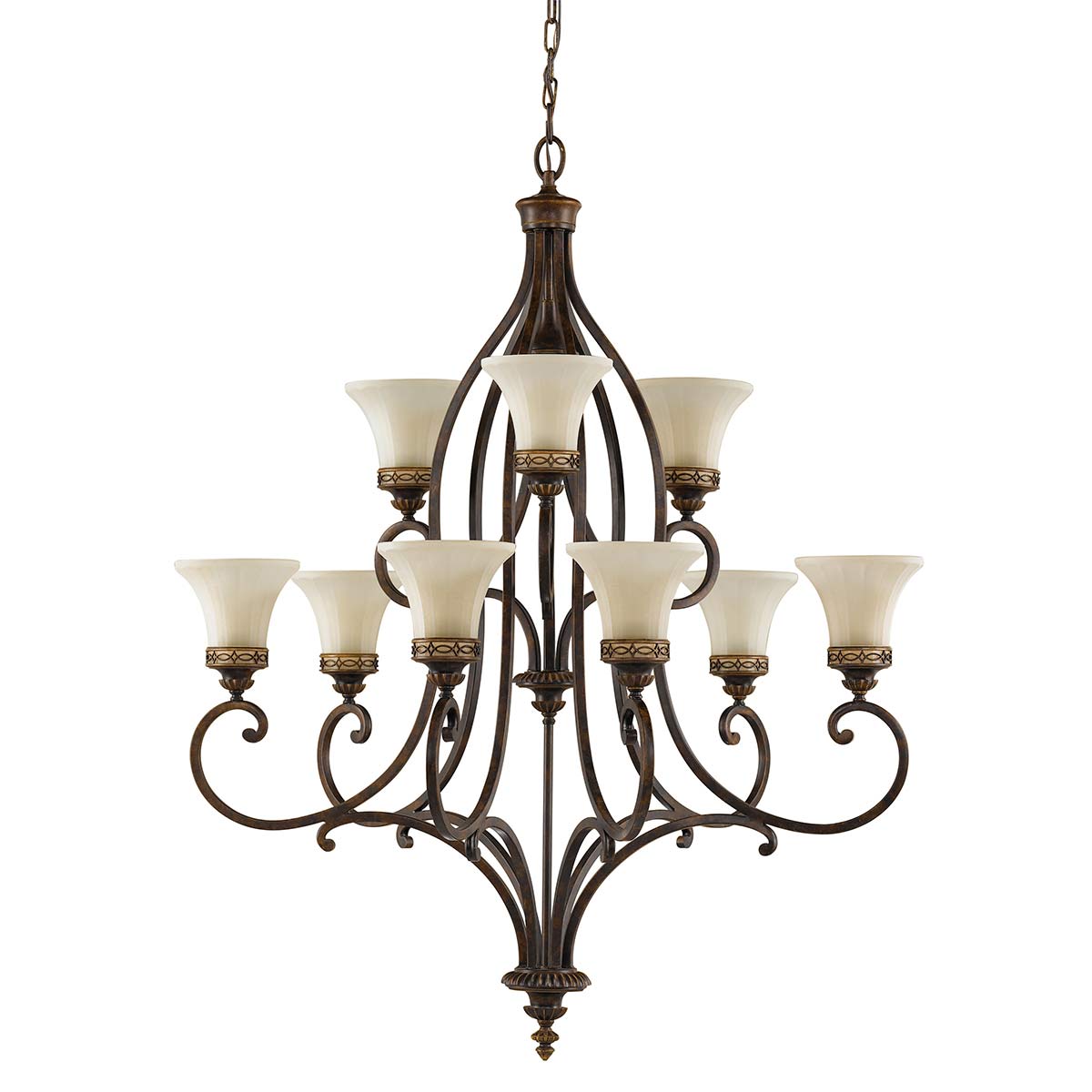 Feiss Drawing Room 9 Light Chandelier