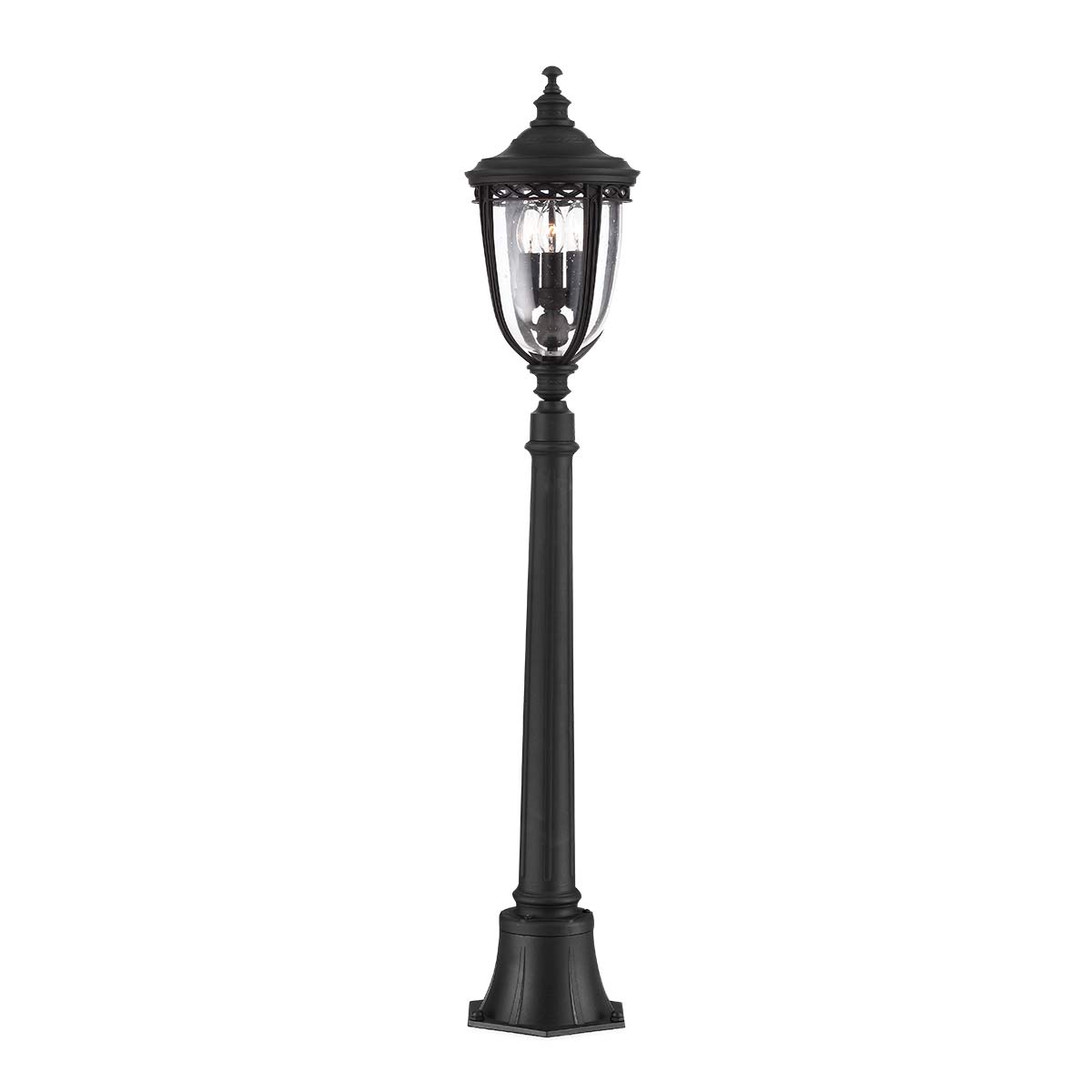 Feiss English Bridle 3 Light Medium Pillar - Lantern