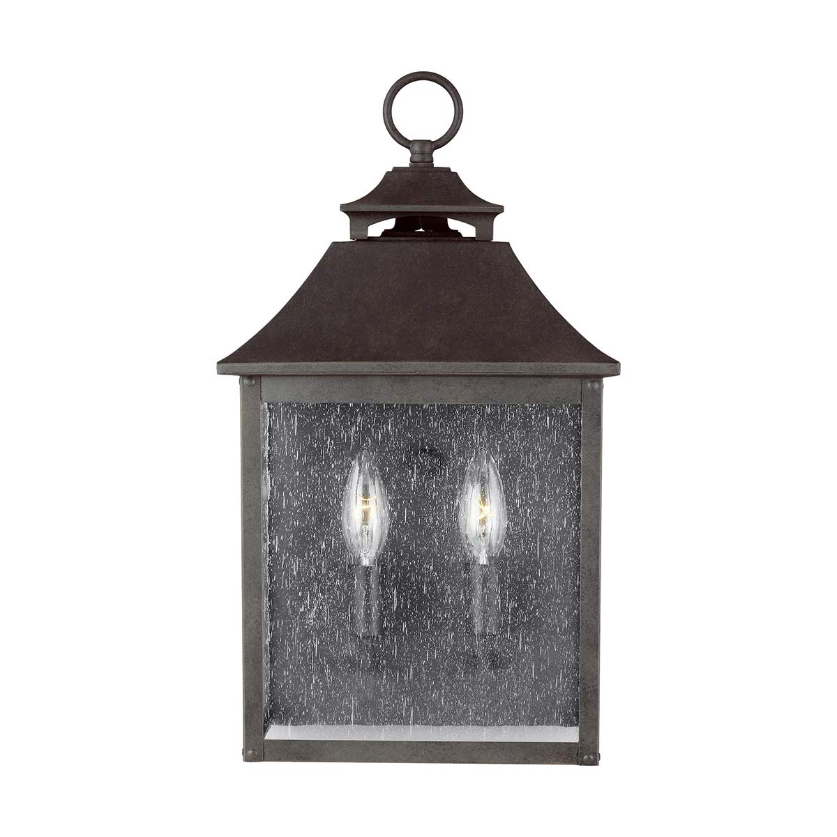 Feiss Galena 2 Light Half Lantern