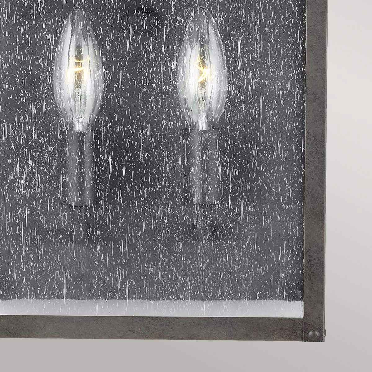 Feiss Galena 2 Light Half Lantern