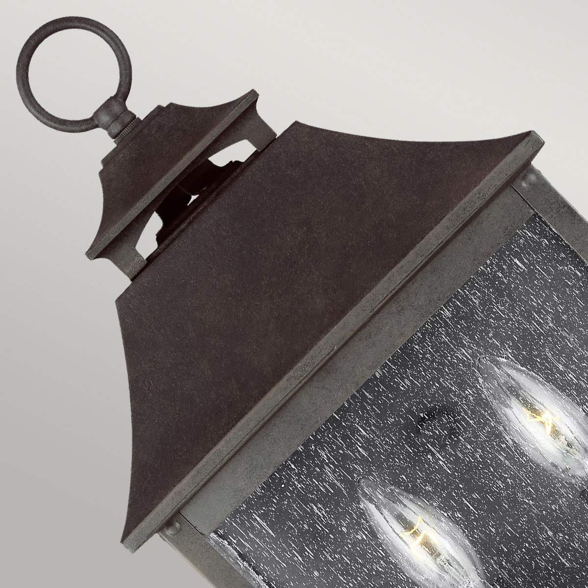 Feiss Galena 2 Light Half Lantern