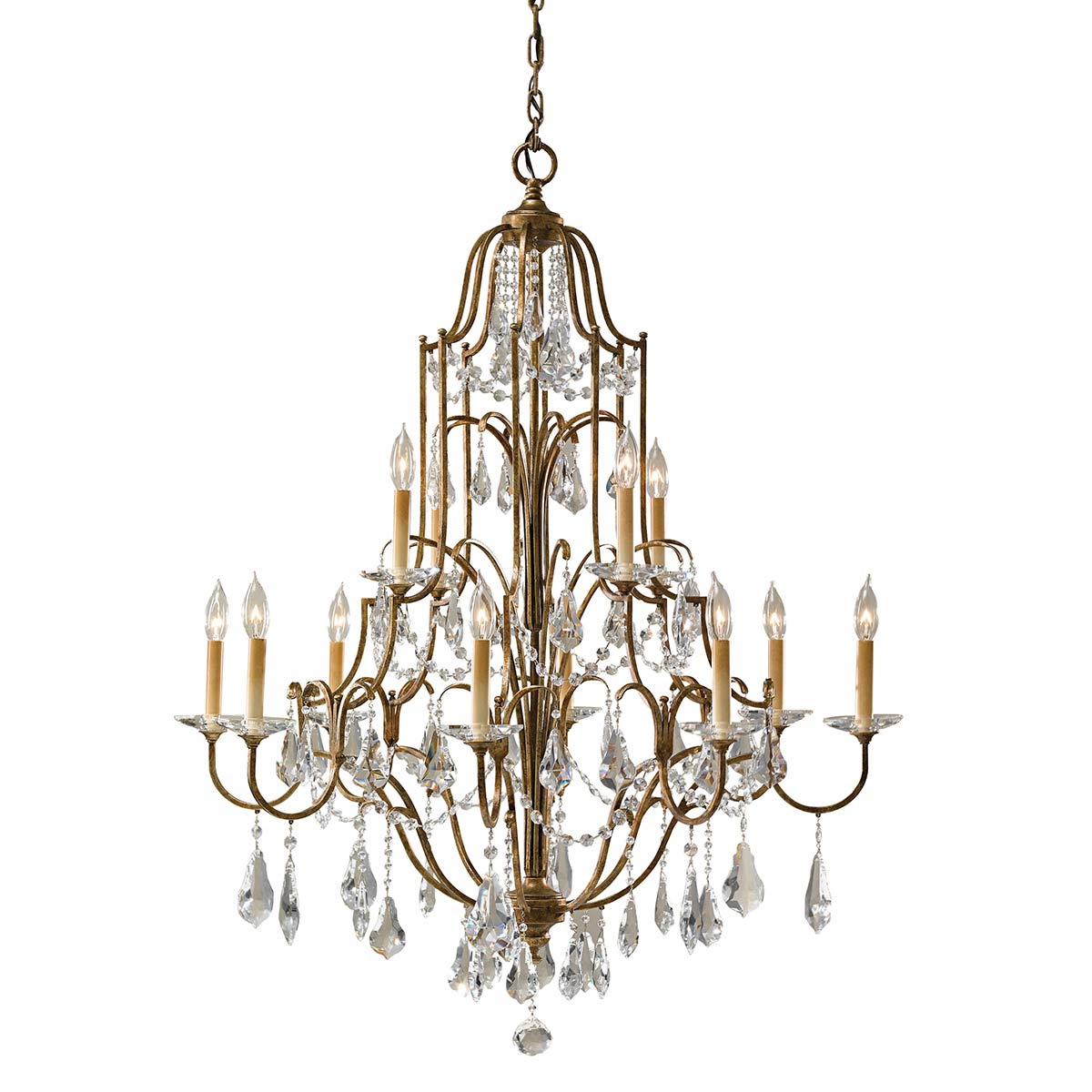 Feiss Valentina 12 Light Multi-Light-Tier Chandelier