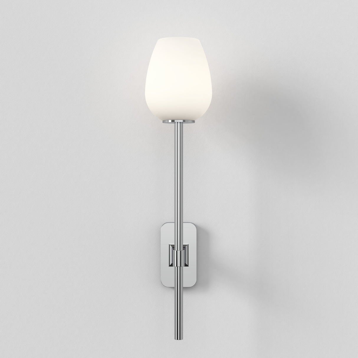 Astro Tacoma Single Grande Polished Chrome Bathroom Wall Light