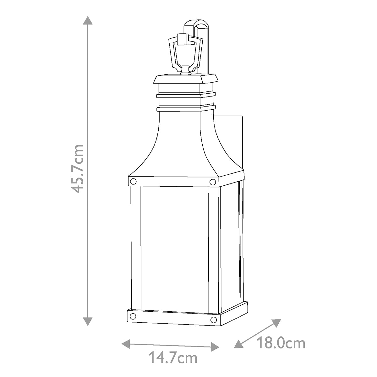 Hinkley Beacon Hill 1lt Small Wall Lantern