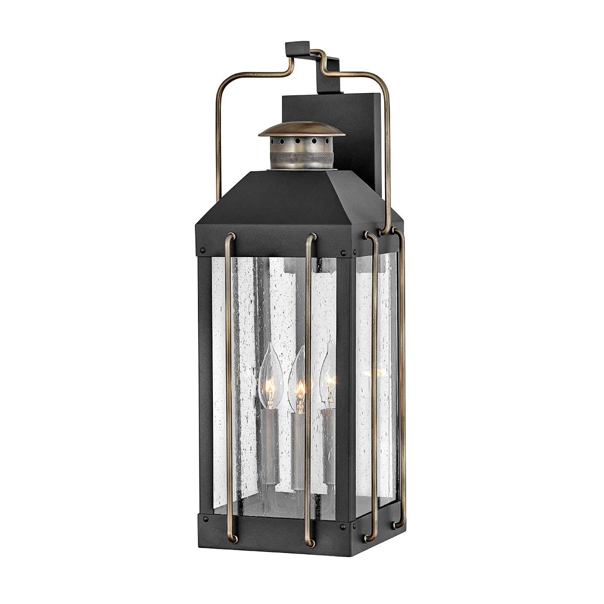 Hinkley Fitzgerald 3 Light Large Wall Lantern