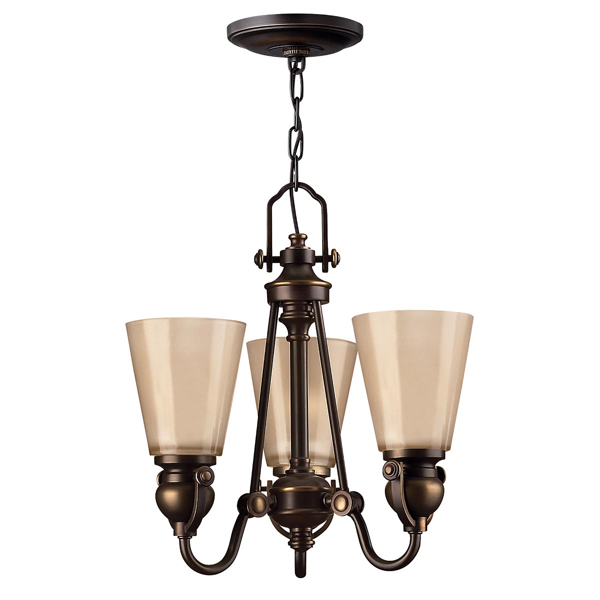 Hinkley Mayflower 3 Light Chandelier
