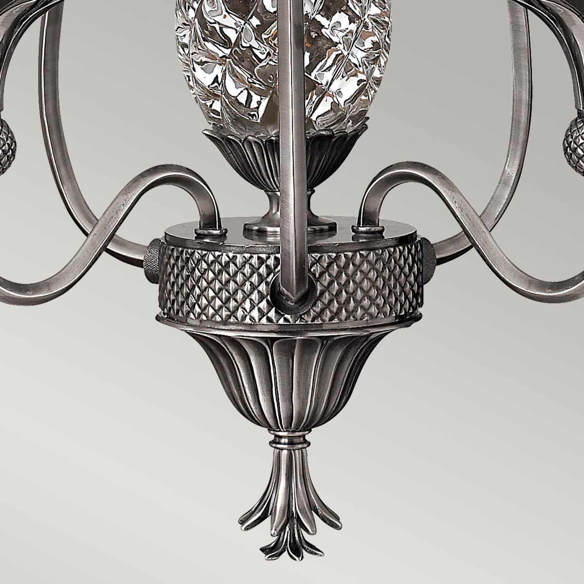 Hinkley Plantation 3 Light Chandelier Silver