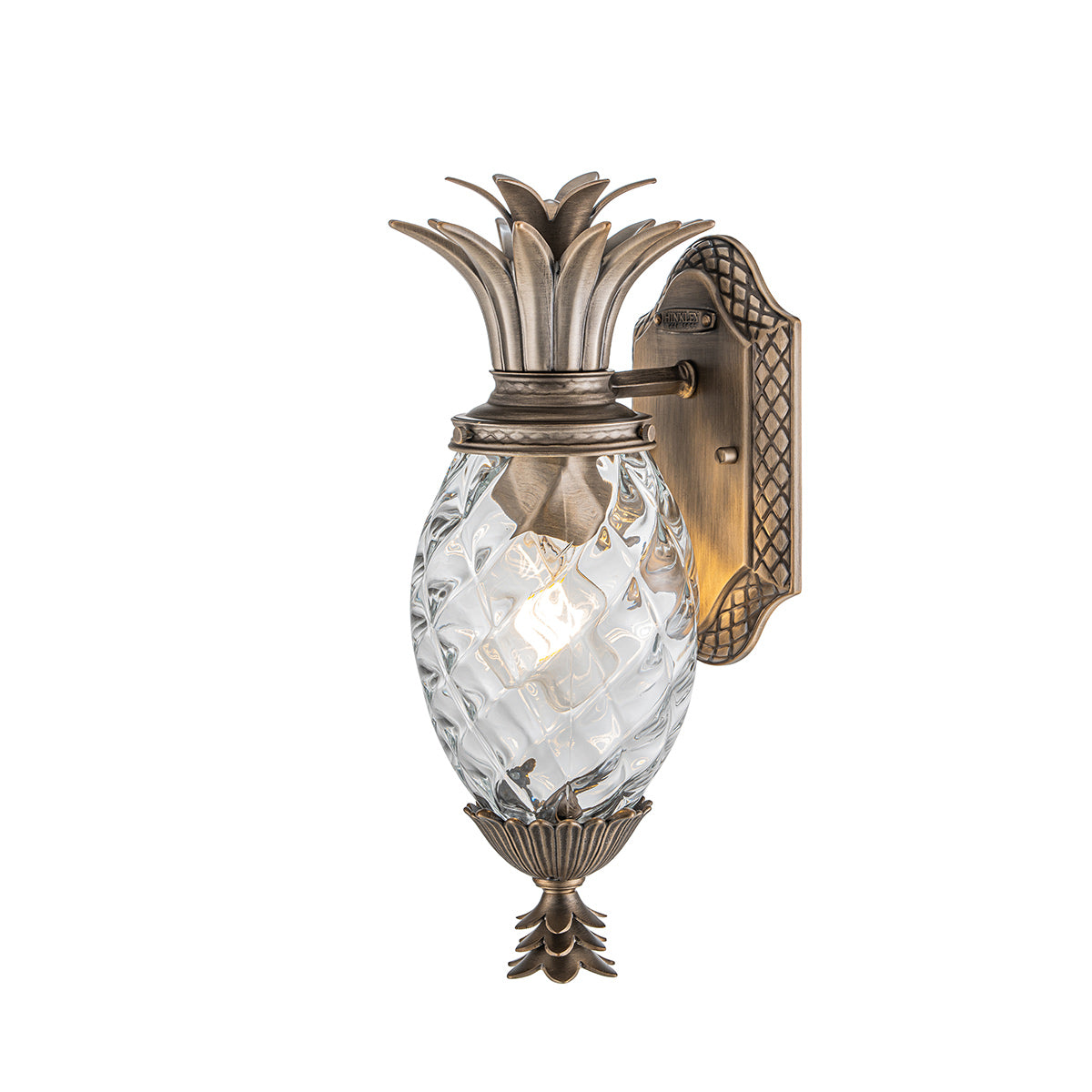 Hinkley Plantation 1lt Small Wall Lantern Bronze