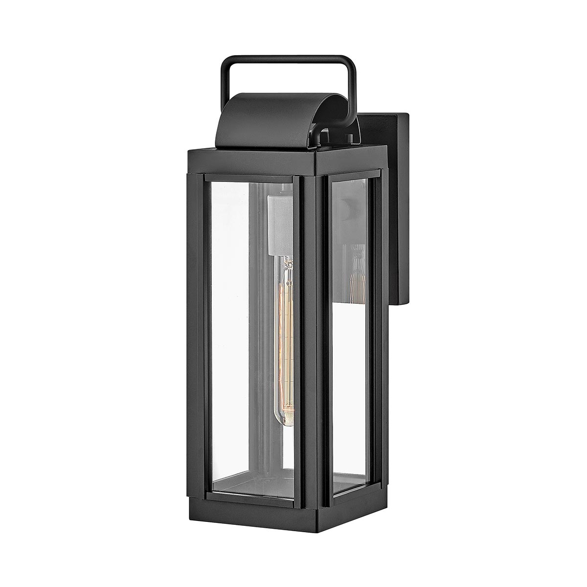 Hinkley Sag Harbor 1 Light Small Wall Lantern Black