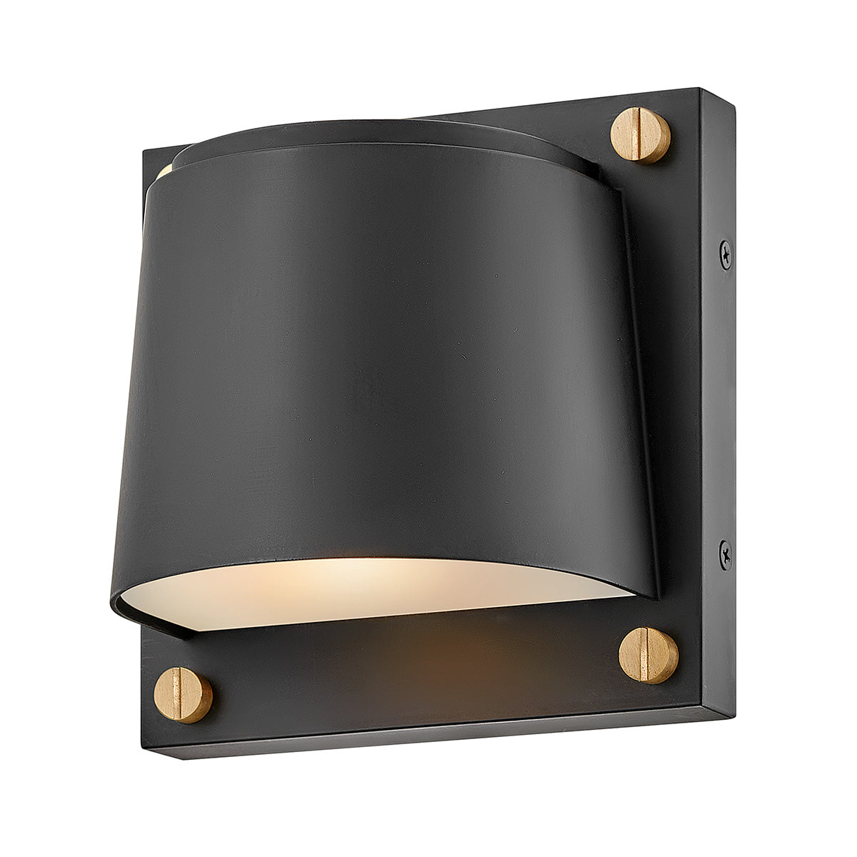 Hinkley Scout 1lt Small Wall Light Black