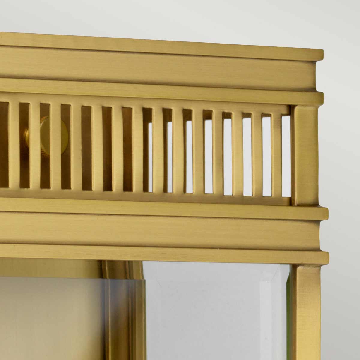 Elstead Holborn 2 Light Medium Half Lantern Brass