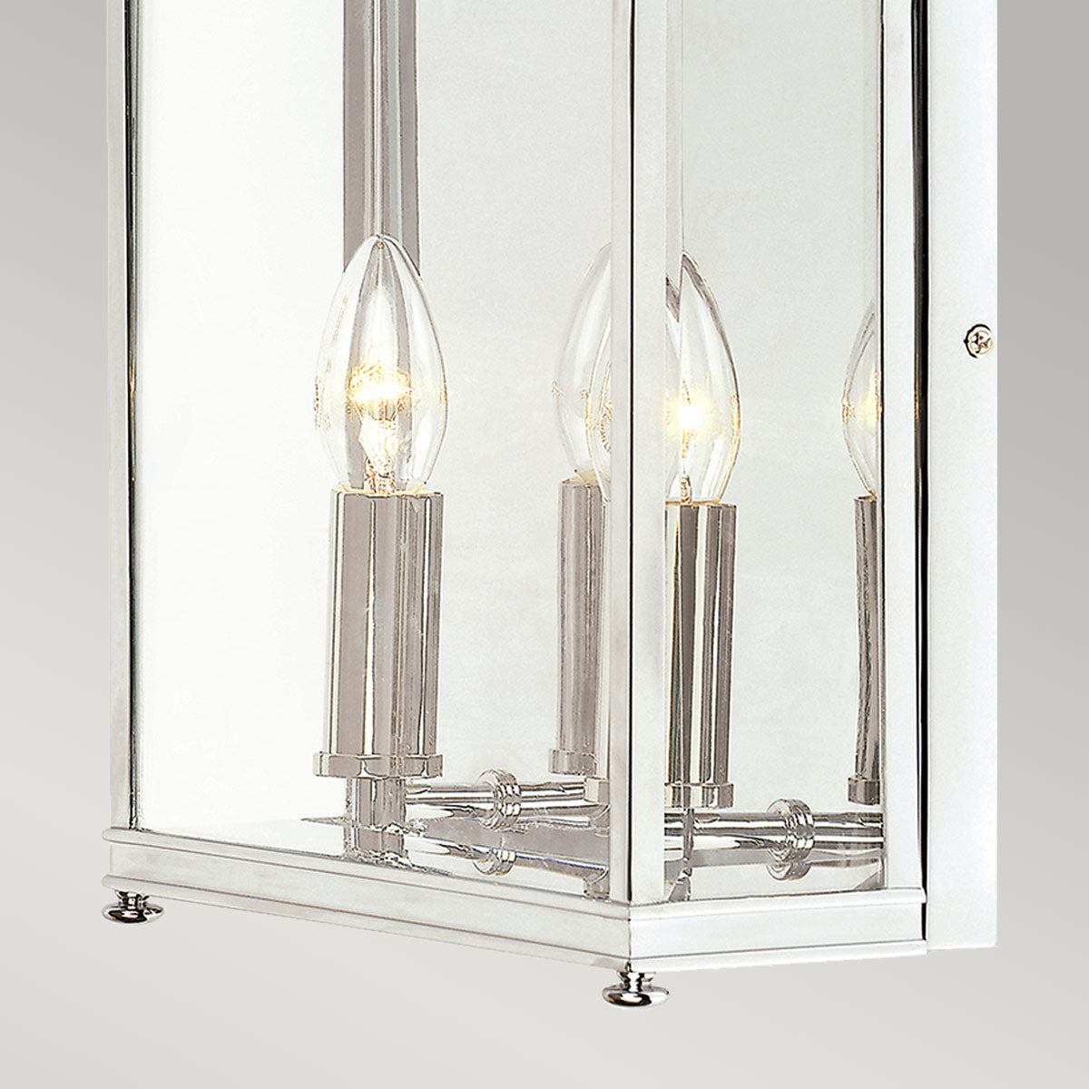 Elstead Holborn 2 Light Half Lantern Medium Brass