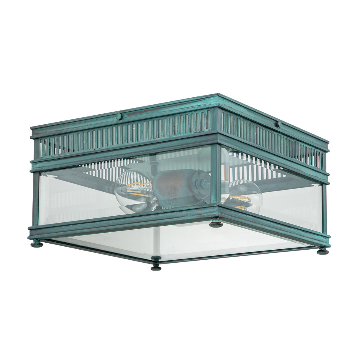 Elstead Holborn 2 Light Flush Verdigris