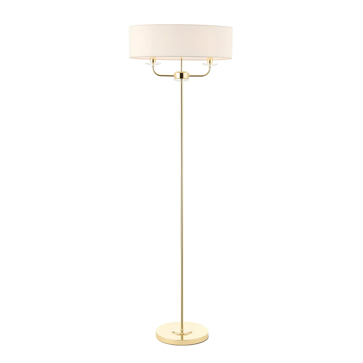 Endon Nixon Floor Lamp Brass