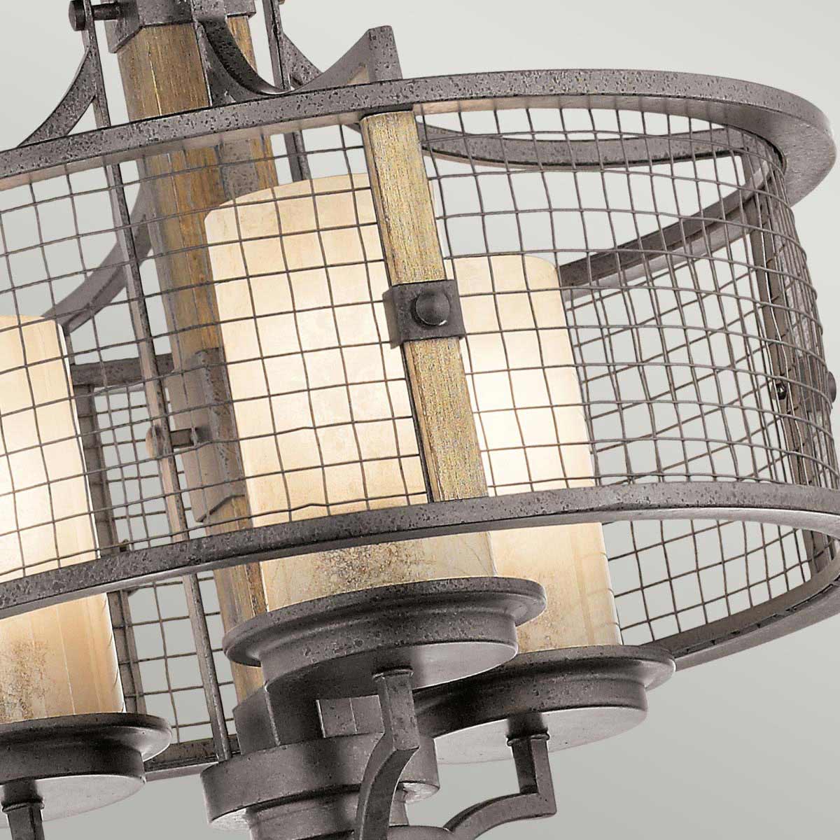 Kichler Ahrendale 3 Light Duo-Mount Chandelier