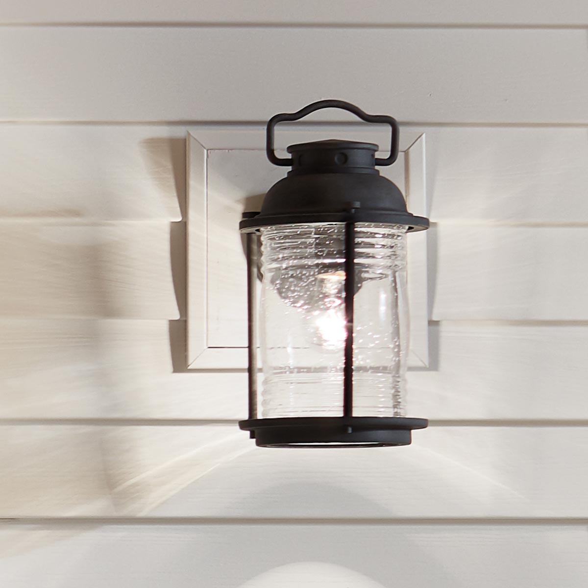 Kichler Ashland Bay 1 Light Medium Wall Lantern Grey