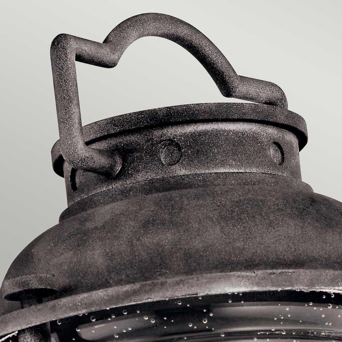 Kichler Ashland Bay 1 Light Medium Pedestal Lantern Grey