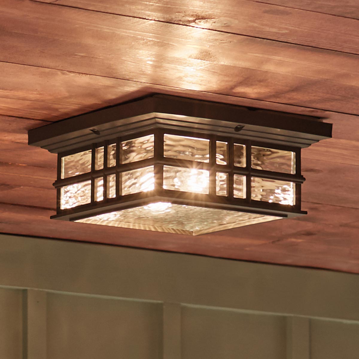 Kichler Beacon Square 2 Light Flush