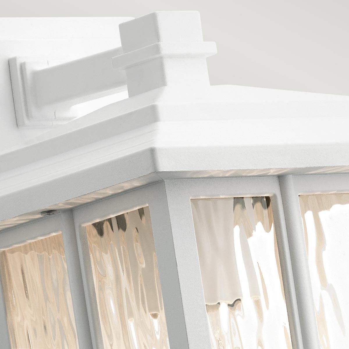 Kichler Beacon Square 1 Light Small Wall Lantern White