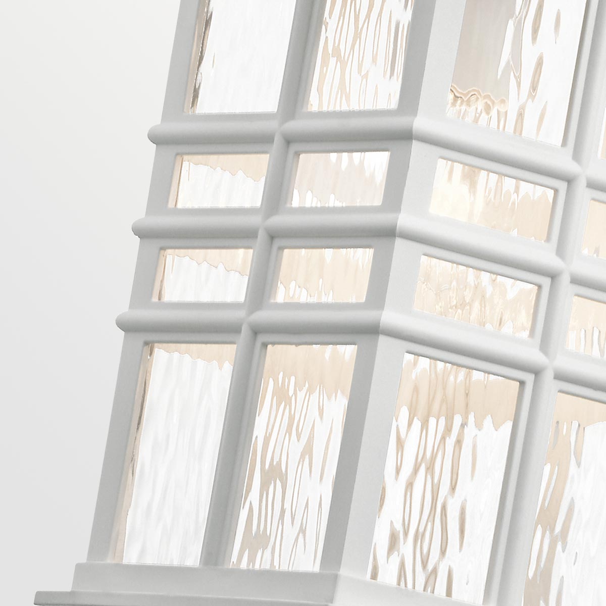 Kichler Beacon Square 1 Light Chain Lantern White