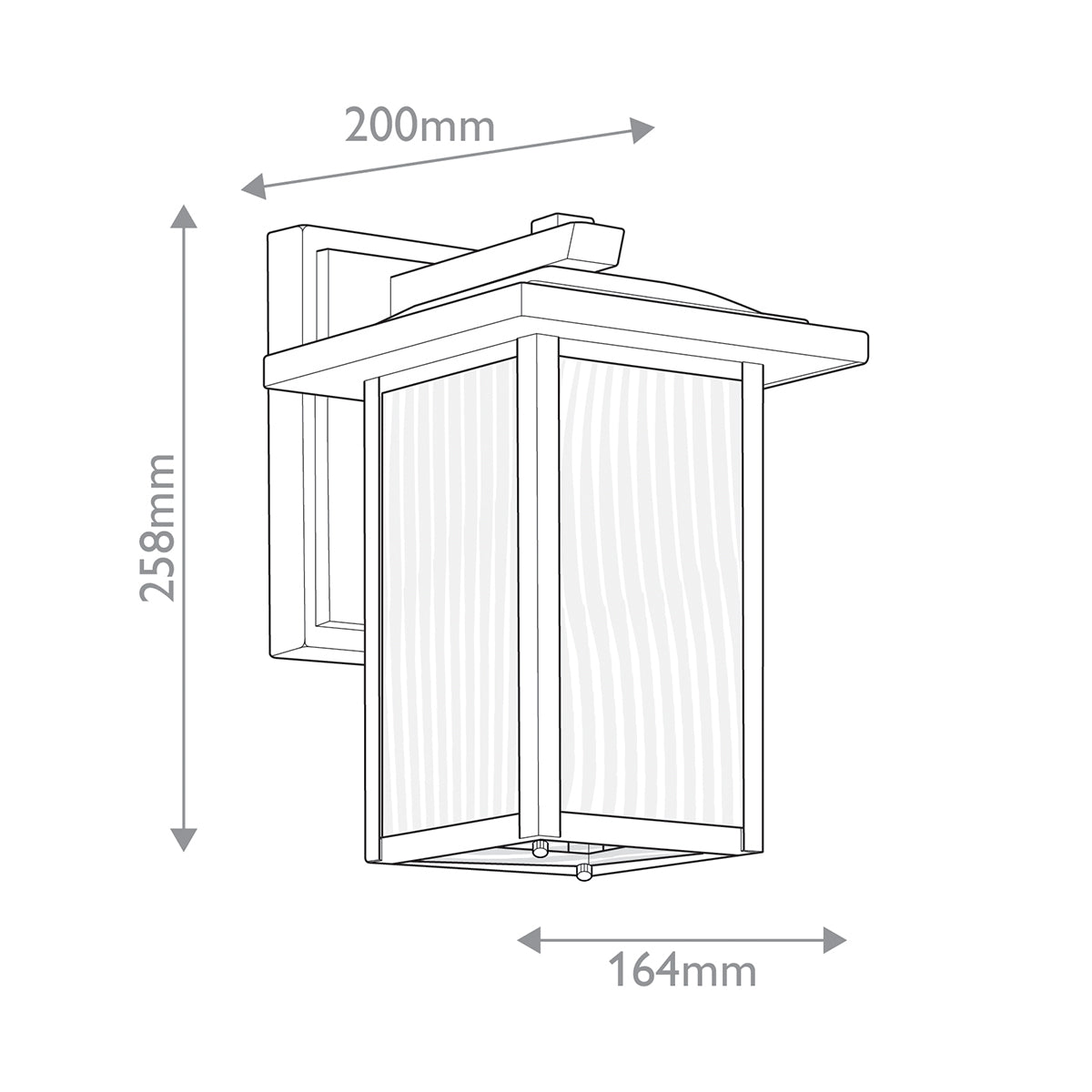 Kichler Cappanna 1 lt Small Exterior Wall Lantern
