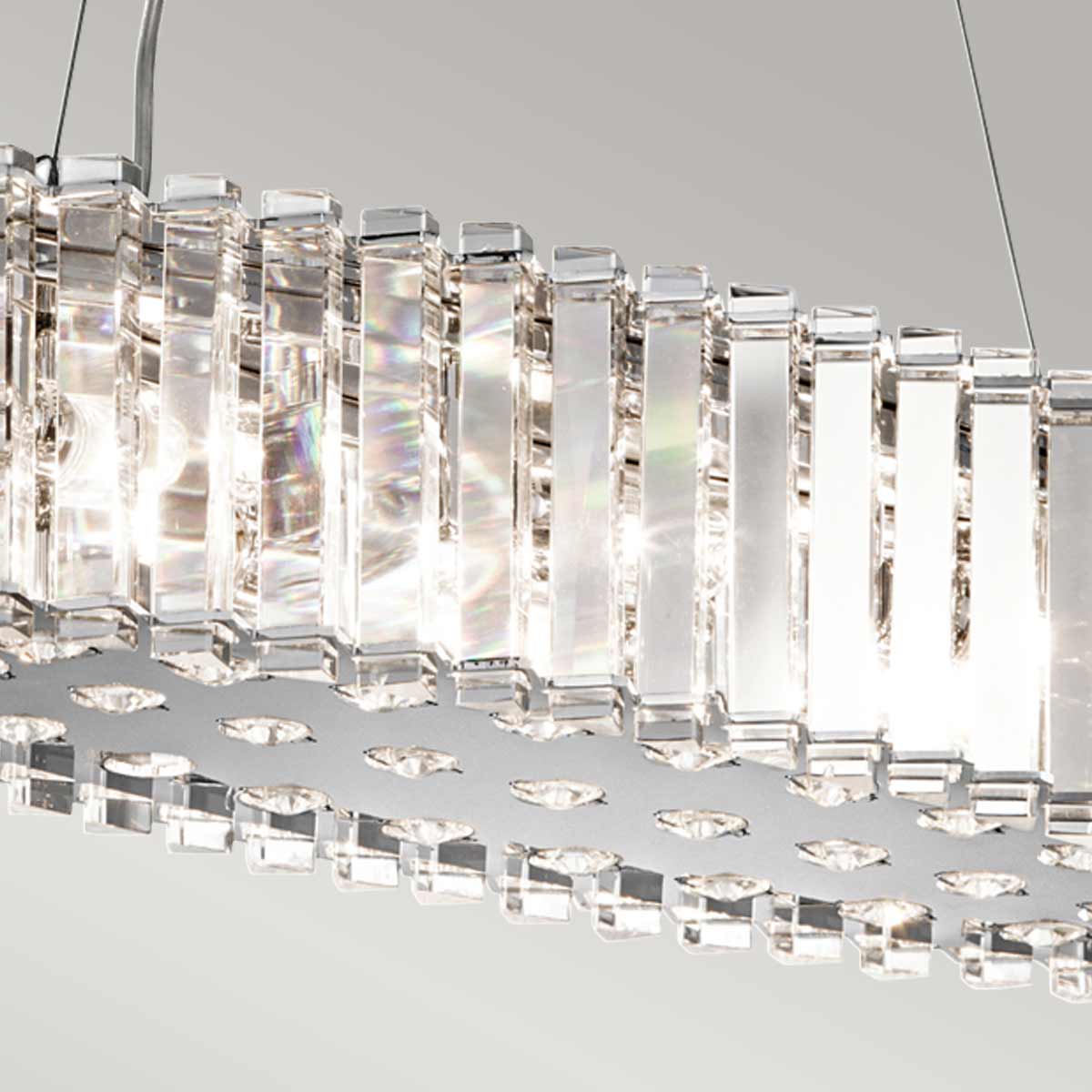 Kichler Crystal Skye 8 Light Island Chandelier