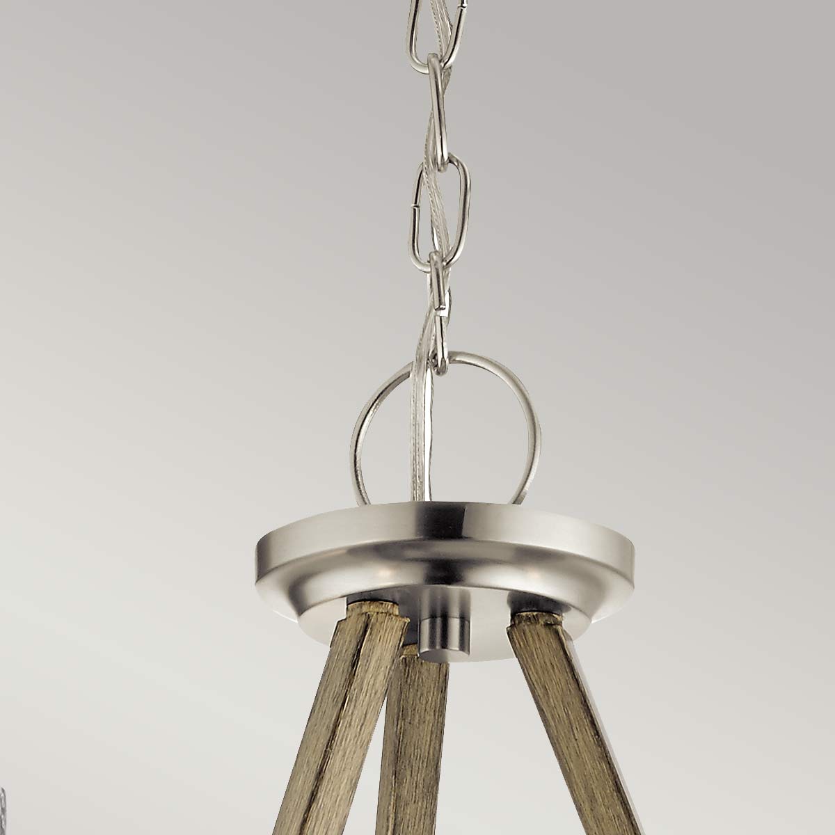 Kichler Deryn 3 Light Chandelier Grey