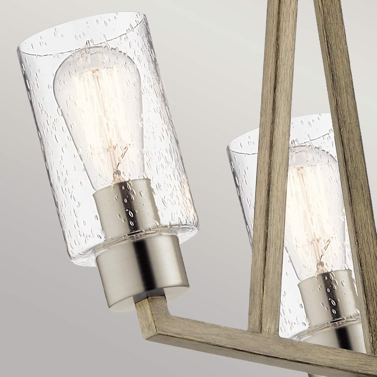 Kichler Deryn 3 Light Chandelier Grey