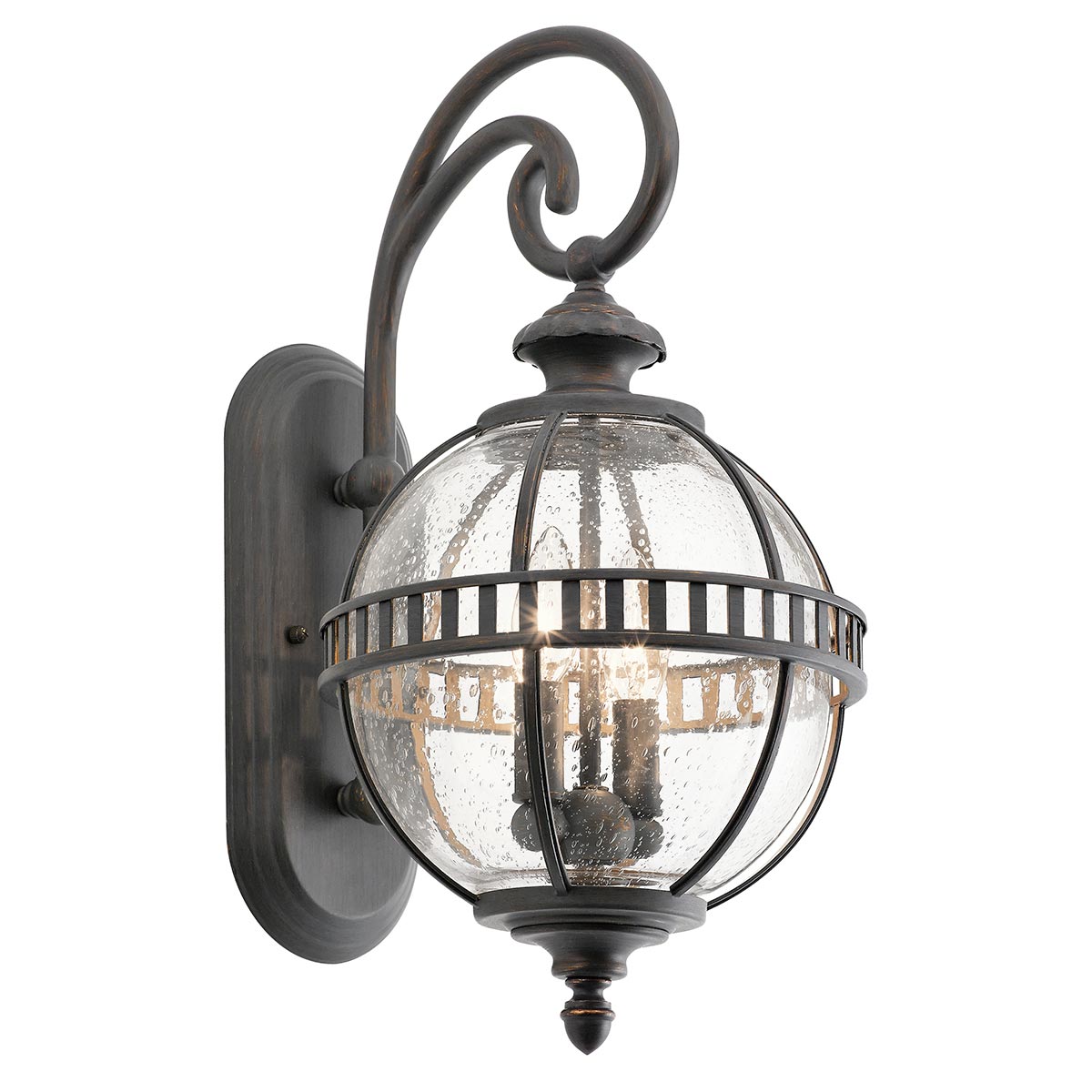 Kichler Halleron 2 Light Wall Lantern Grey
