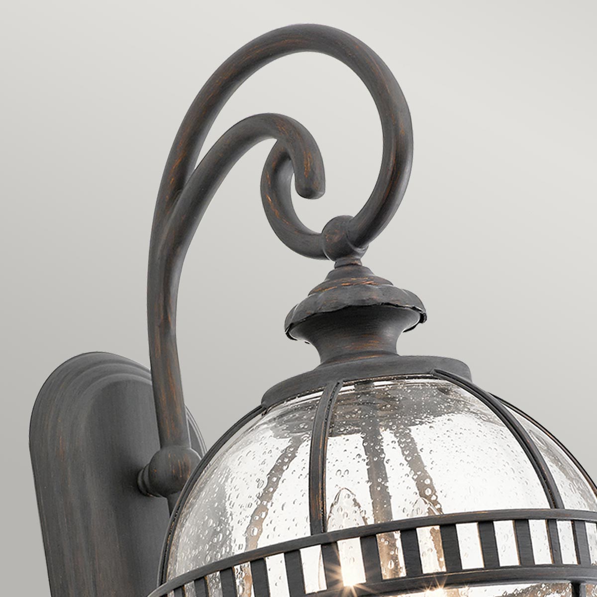 Kichler Halleron 2 Light Wall Lantern Grey