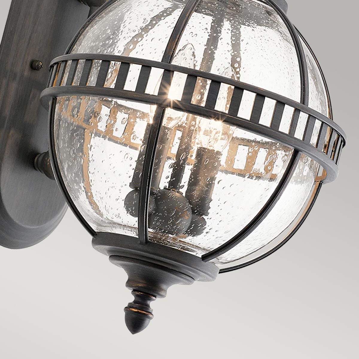 Kichler Halleron 2 Light Wall Lantern Grey