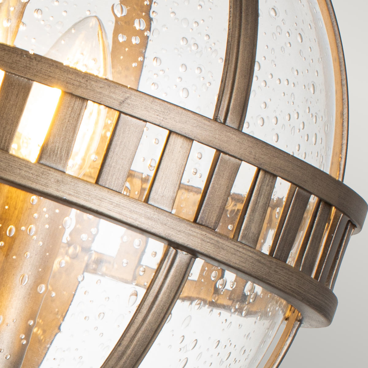 Kichler Halleron 3 Light Pedestal Lantern