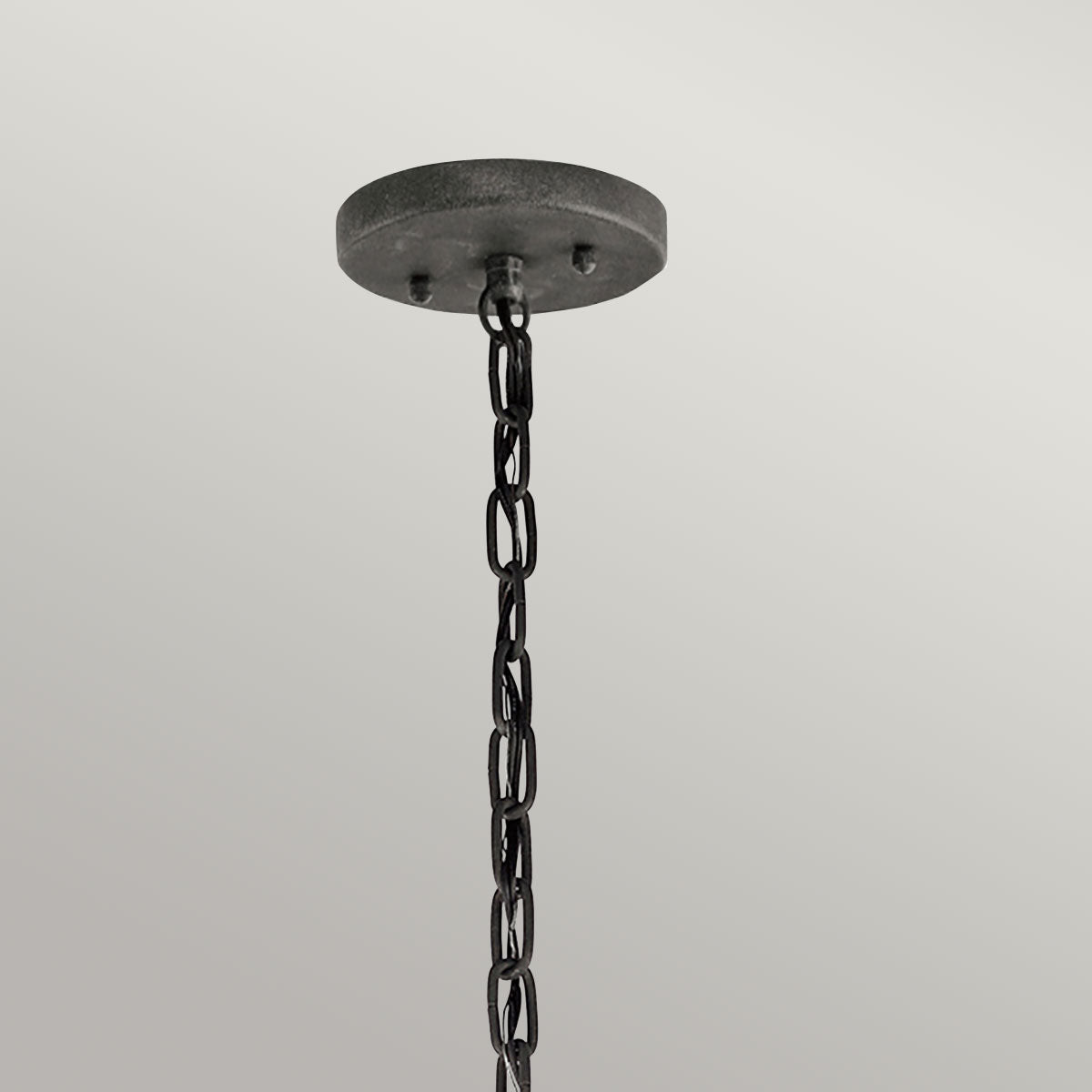 Kichler Halleron 3 Light Chain Lantern Grey