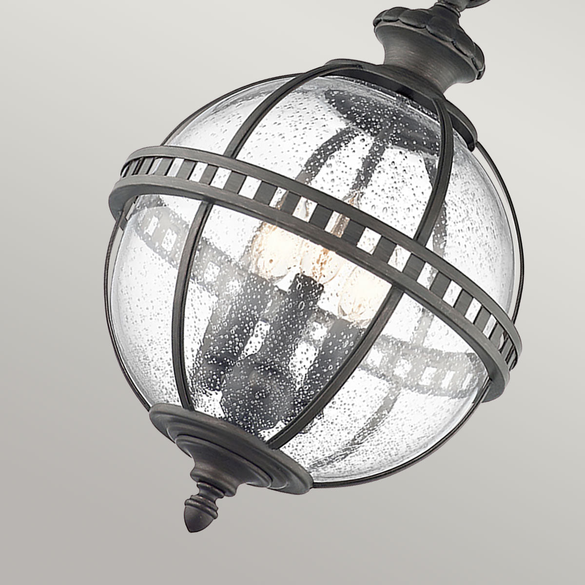 Kichler Halleron 3 Light Chain Lantern Grey