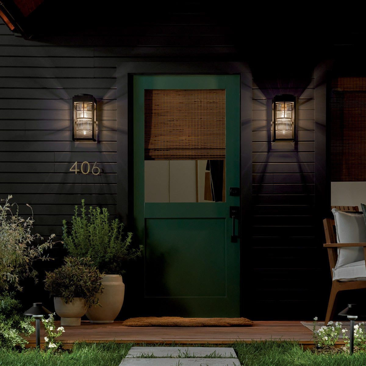 Kichler Hone Coastal 1 lt Small Wall Lantern