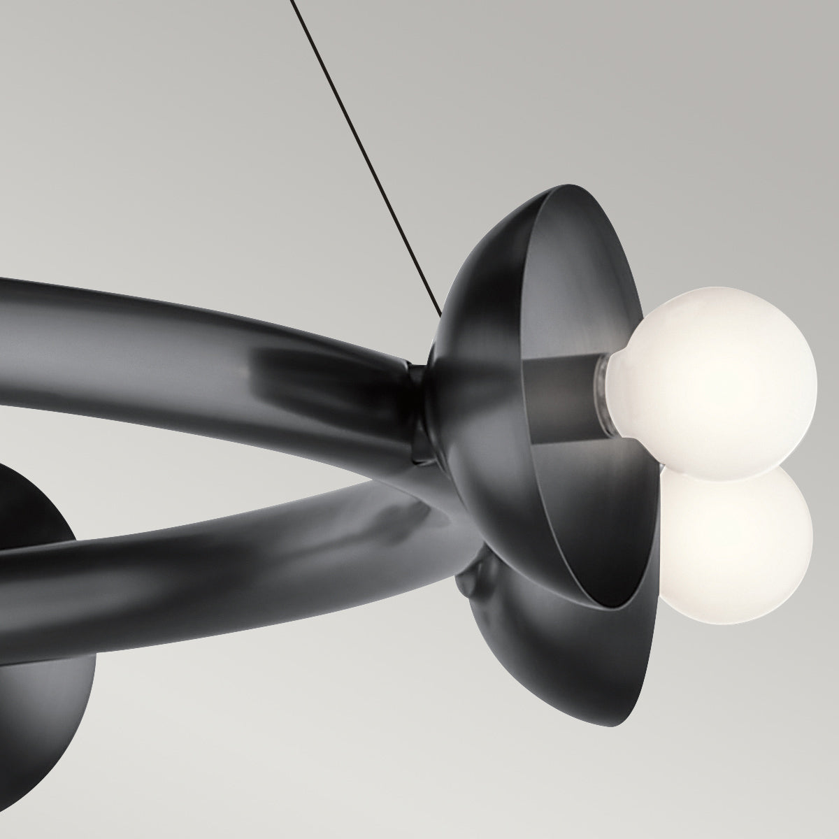 Kichler Palta 9 Light Chandelier Black