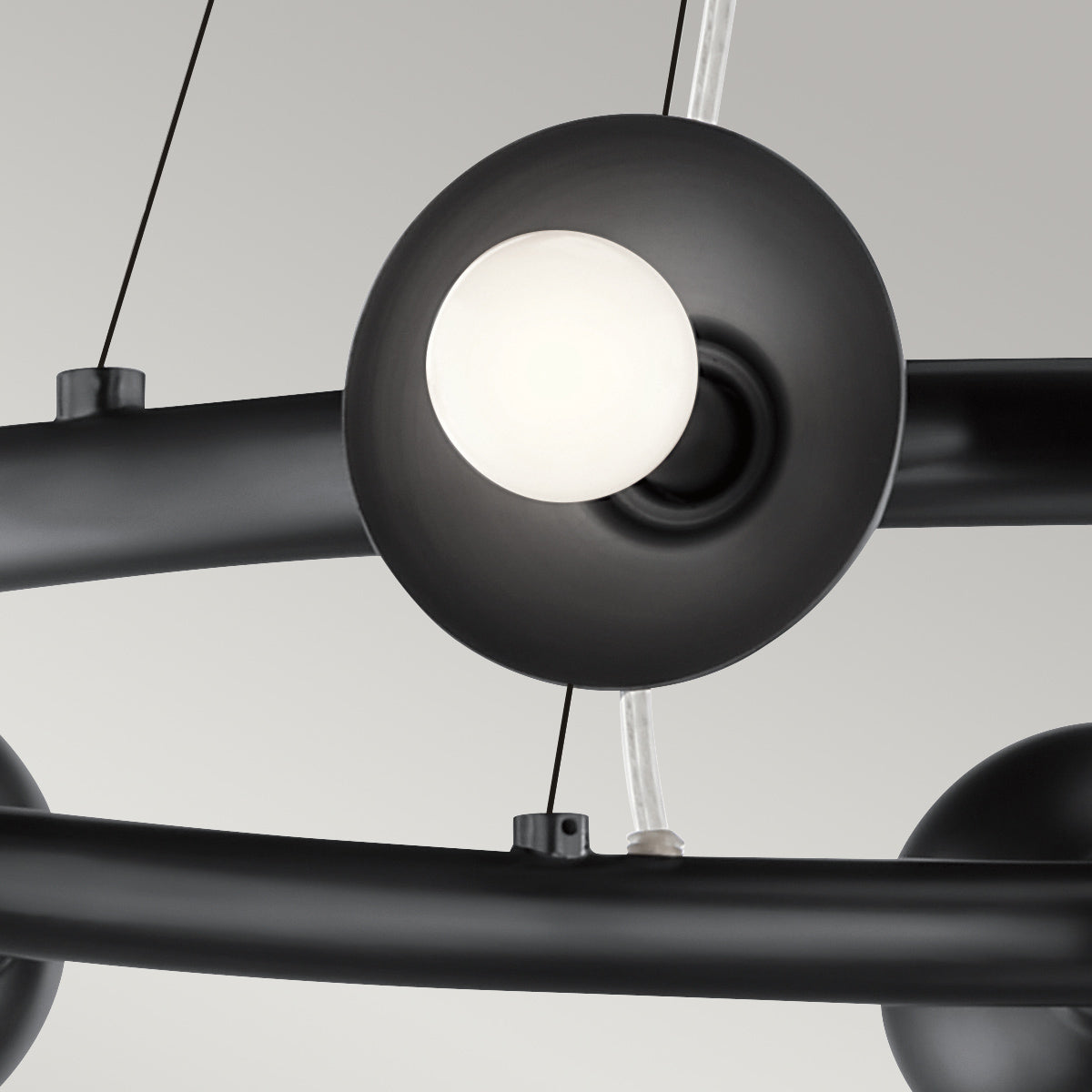 Kichler Palta 9 Light Chandelier Black