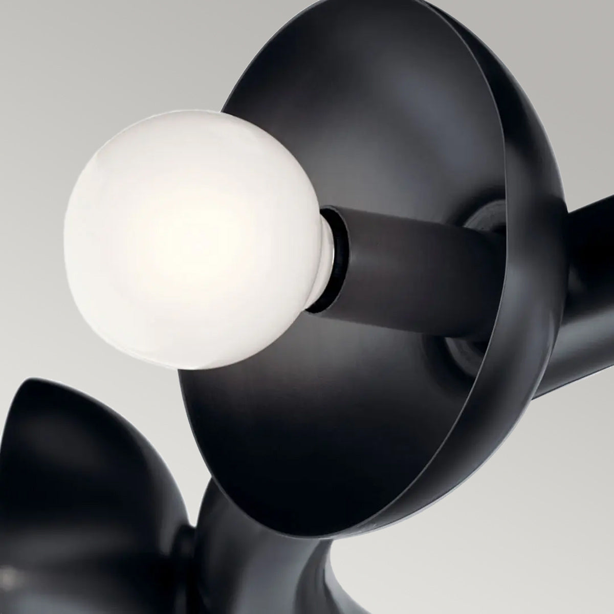 Kichler Palta 9 Light Chandelier Black