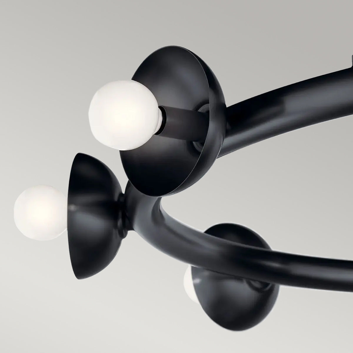Kichler Palta 9 Light Chandelier Black