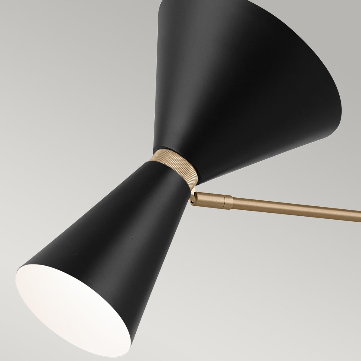 Kichler Phix 2 arm, 4 light up and down linear Chandelier