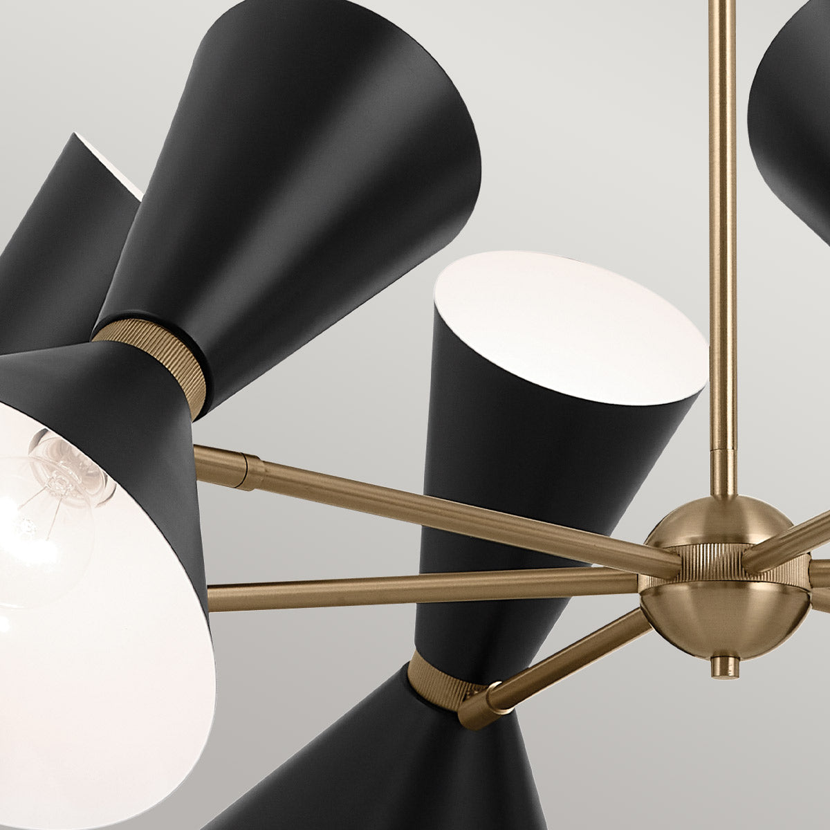 Kichler Phix 6 arm, 12 light up and down Chandelier