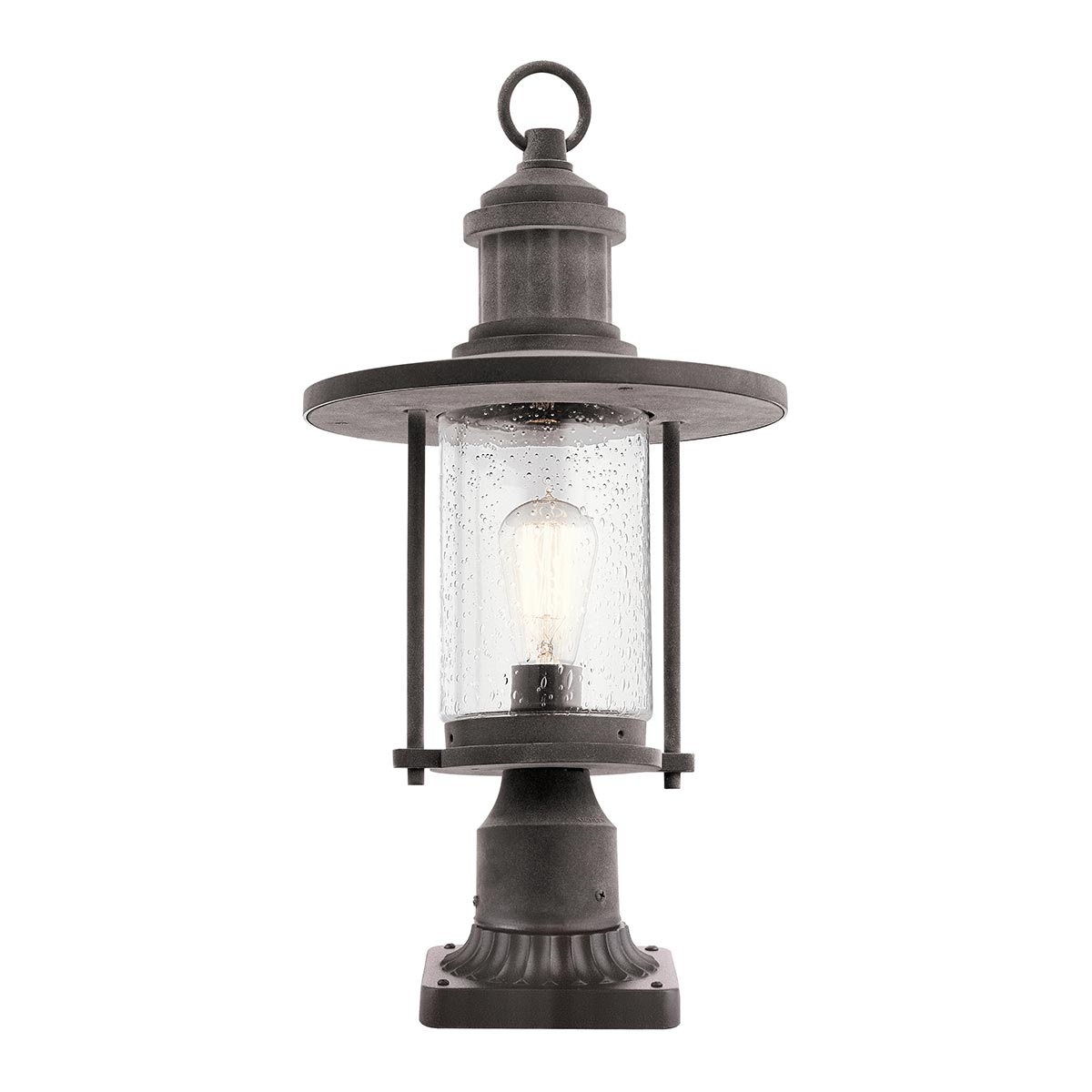 Kichler Riverwood 8" Pedestal Lantern