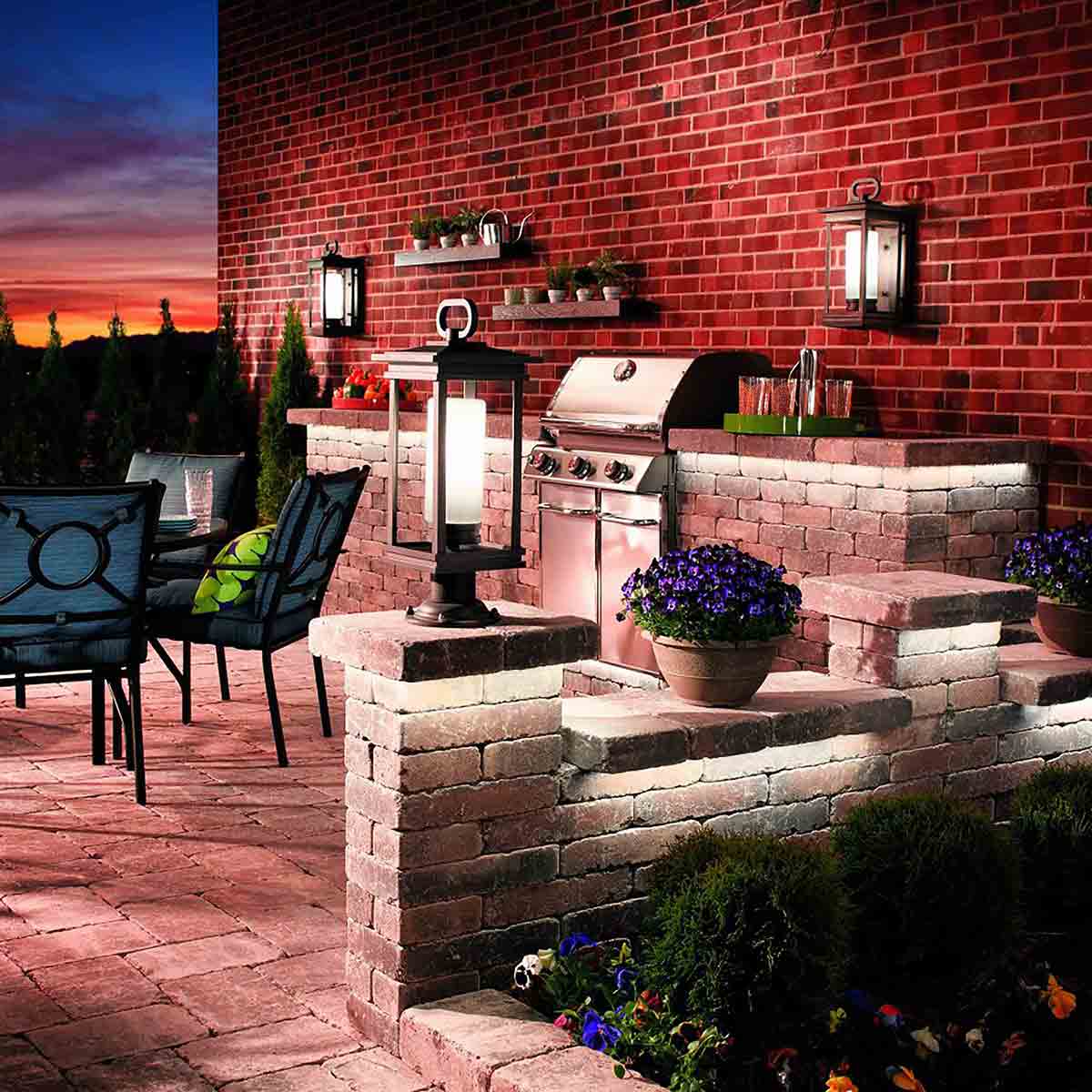 Kichler South Hope 1 Light Medium Wall Lantern