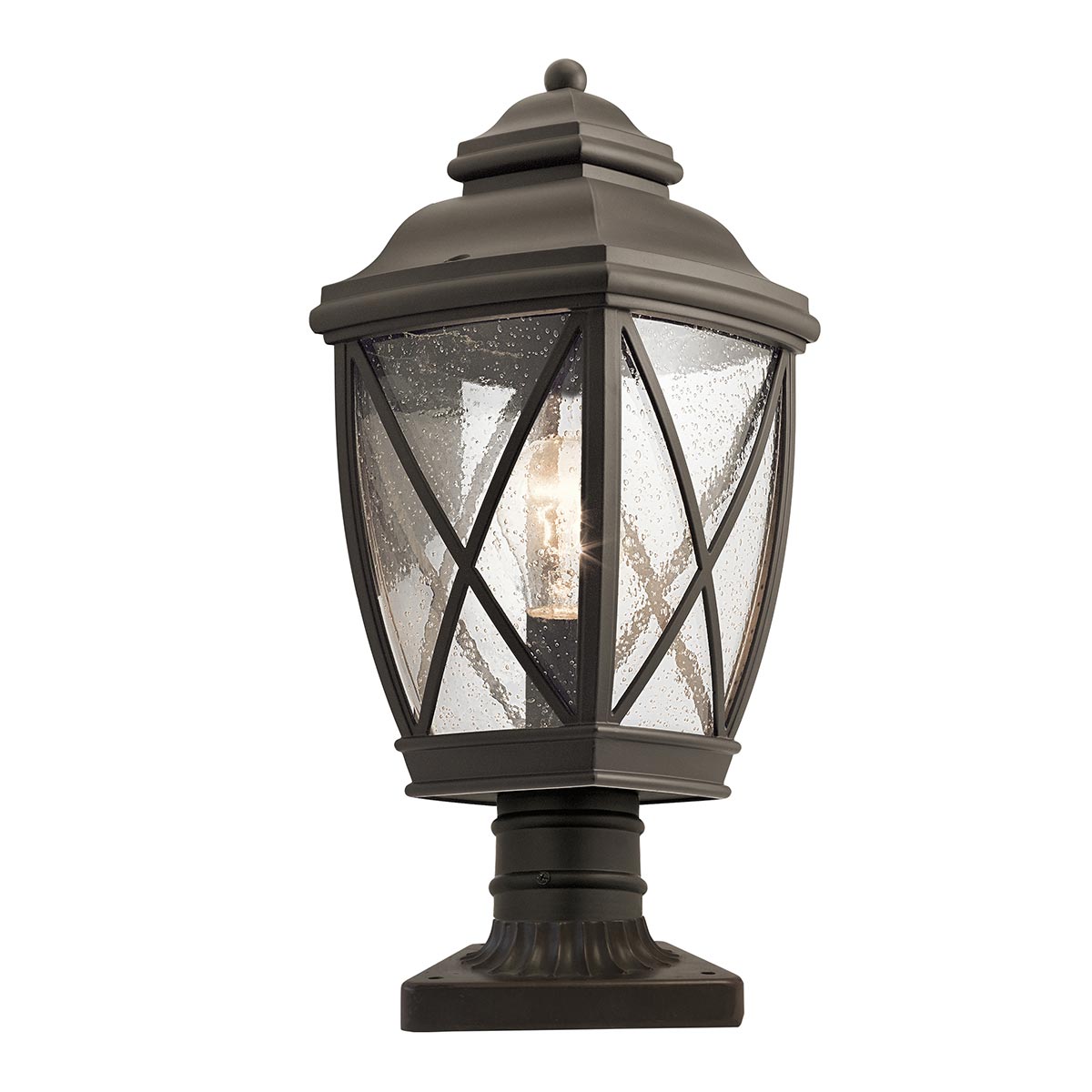 Kichler Tangier 1 Light Medium 7.5" Pedestal